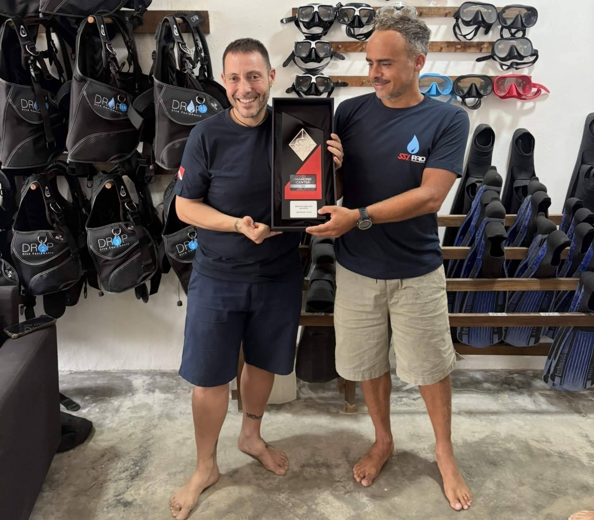 Drop Dive Maldives queda primero en el ranking de centros de buceos de Maldivas