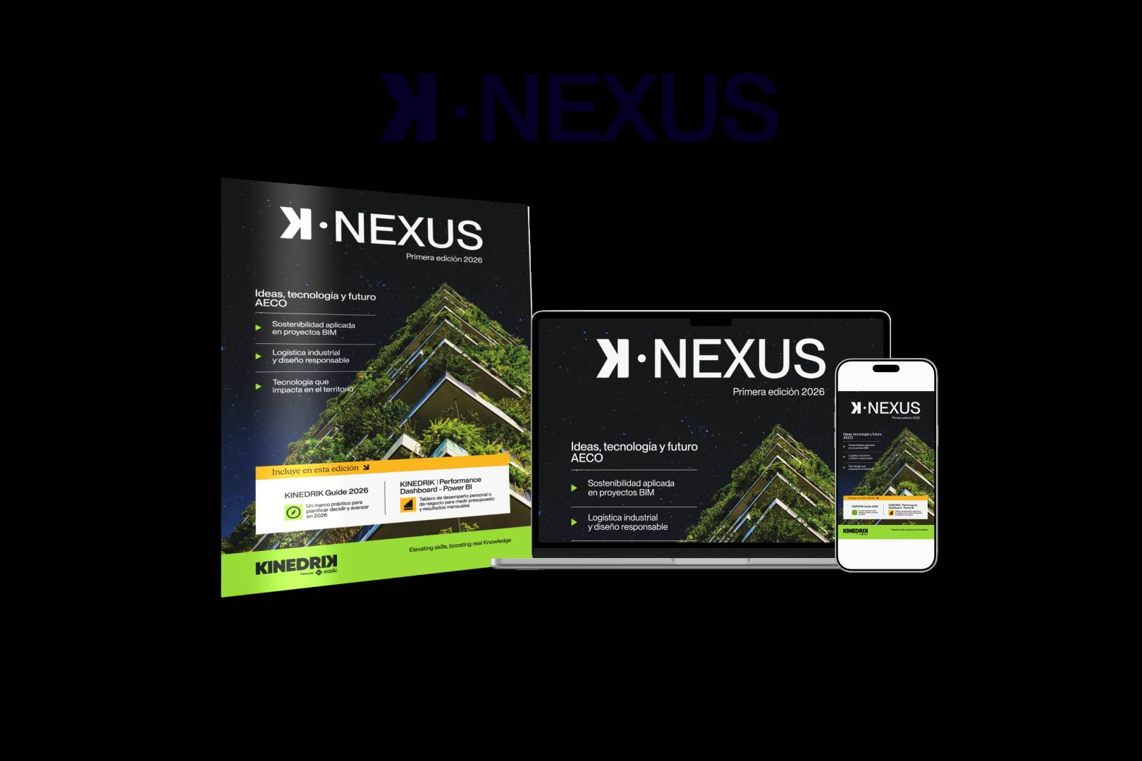 KINEDRIK lanza revista K.NEXUS para analizar el sector AECO desde el criterio profesional