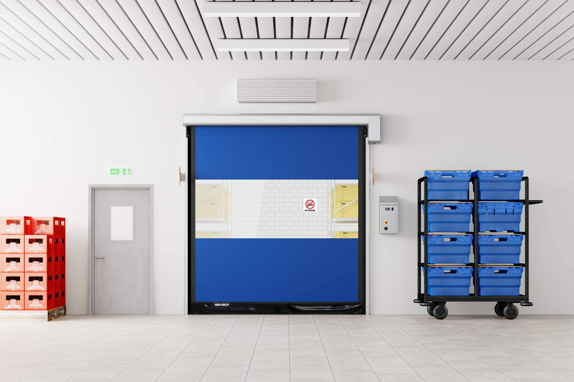 Puertas rápidas y puertas enrollables de ASSA ABLOY, soluciones de alto rendimiento para entornos profesionales