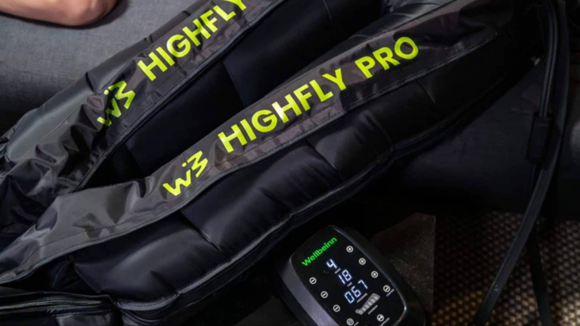 Wellbeinn lleva la recuperación de élite con el pantalón presoterapia Highfly Pro a casa