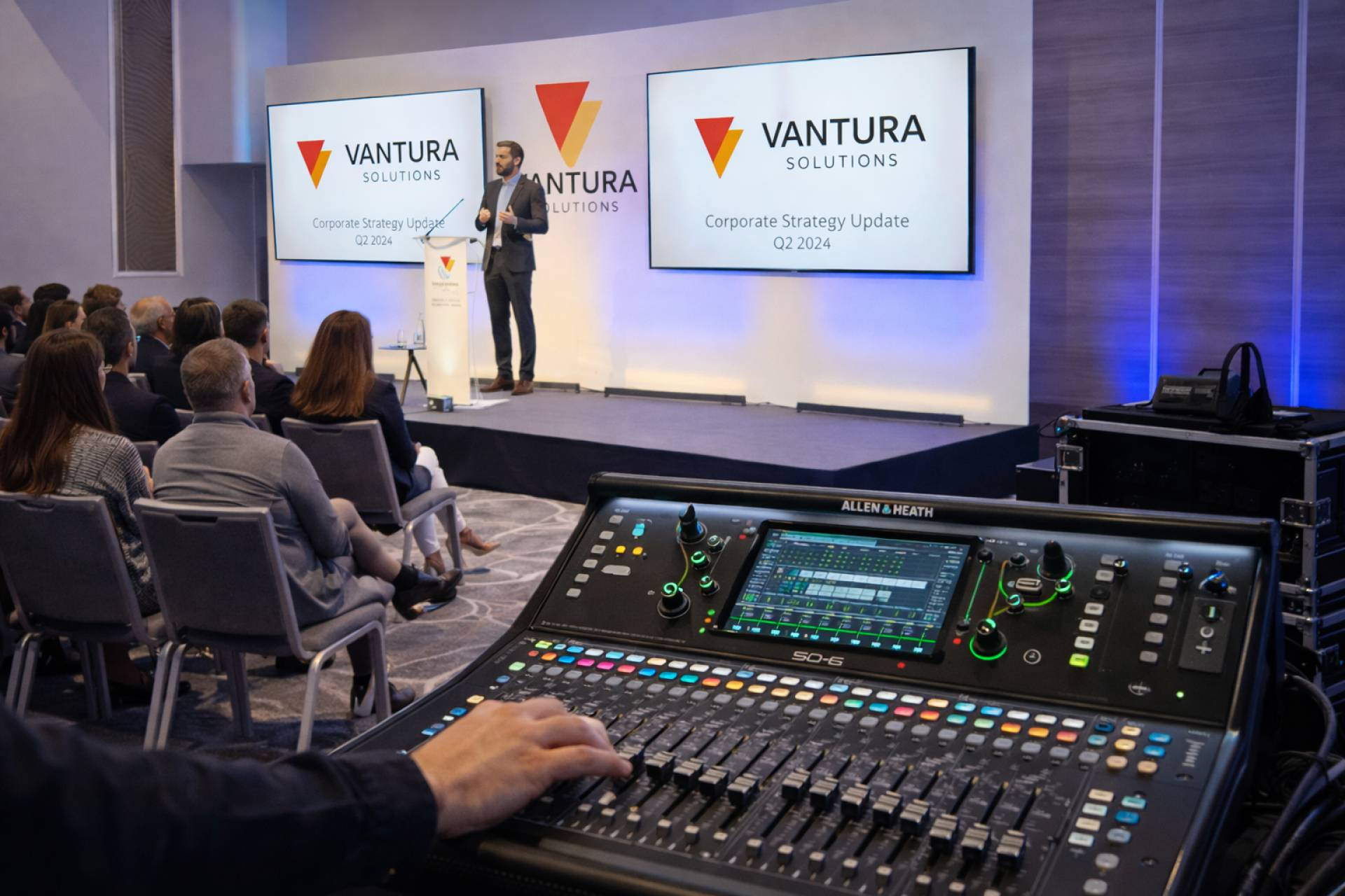ASB Audiovisuals se equipa con los mezcladores Allen & Heath de las series SQ y Avantis