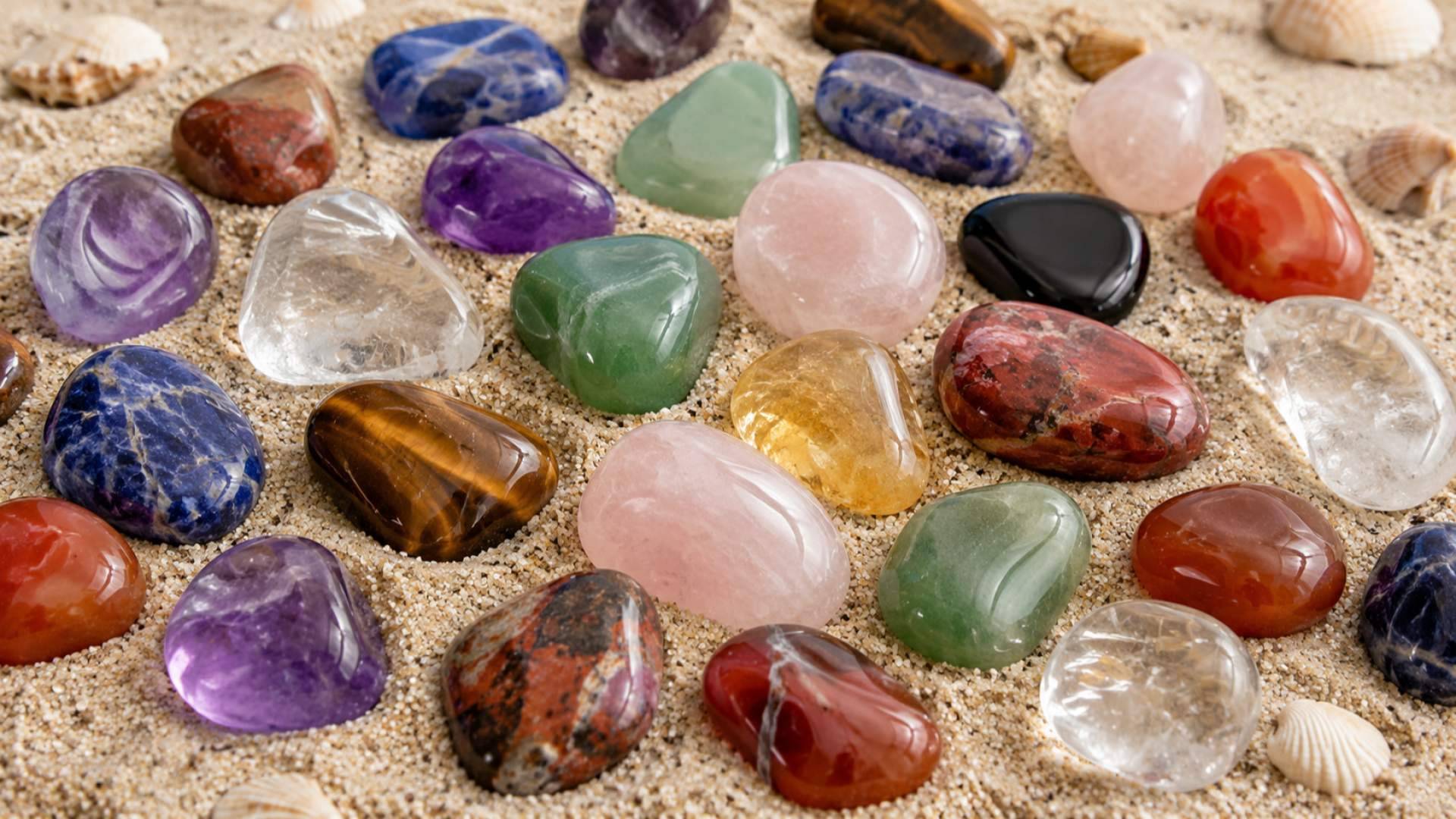 Cantos rodados y piedras rodadas; un clásico dentro de las tiendas de minerales y artículos esotéricos