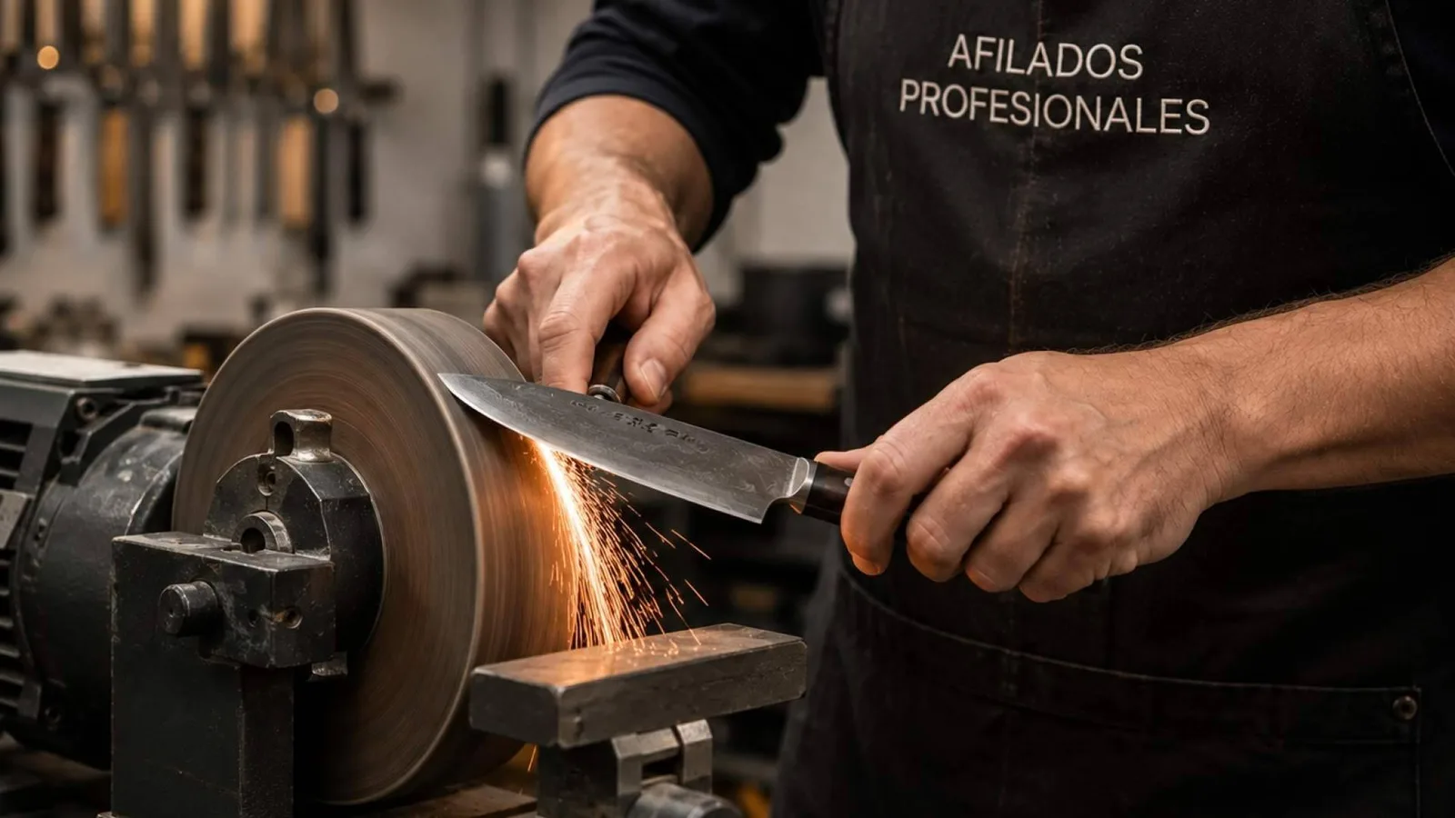 El afilado profesional de cuchillos de alta cocina, una inversión clave para preservar el rendimiento y la precisión