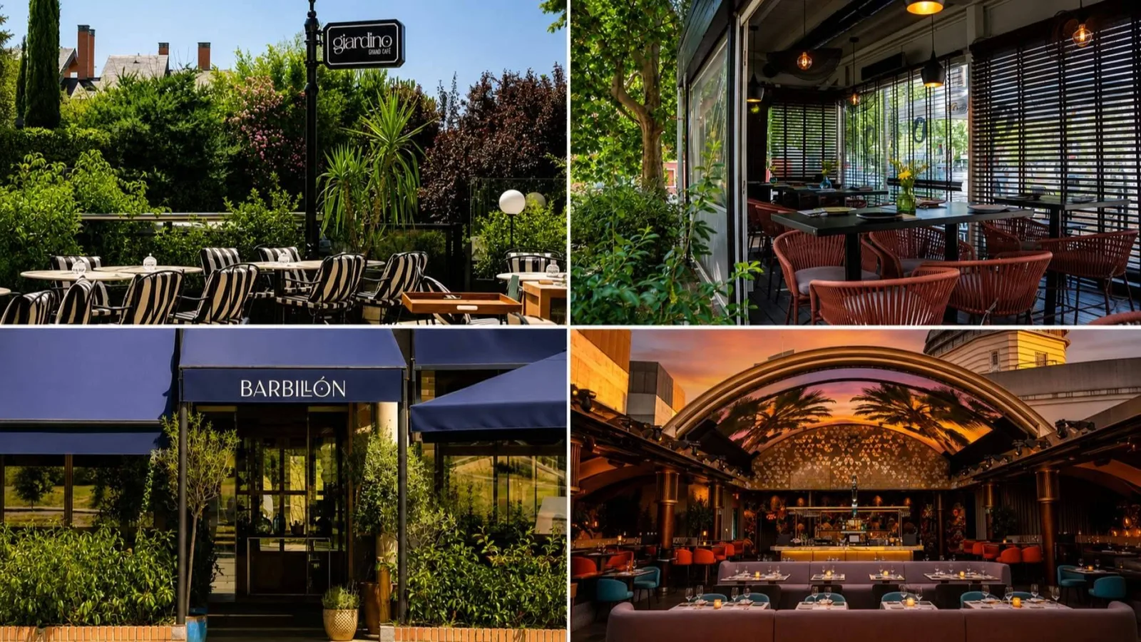 Madrid se saborea en agosto; cuatro restaurantes para disfrutar del verano en la capital