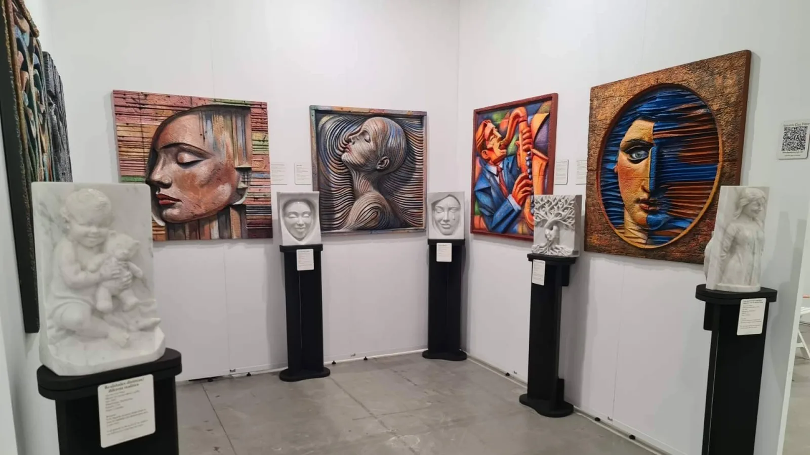 El arte volumétrico de Antonio Gea Pérez protagoniza su paso por Art World Marbella 2026